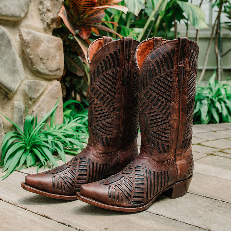 Soto Boots  Womens Inlay Cowgirl Boots M50048 - Soto Boots