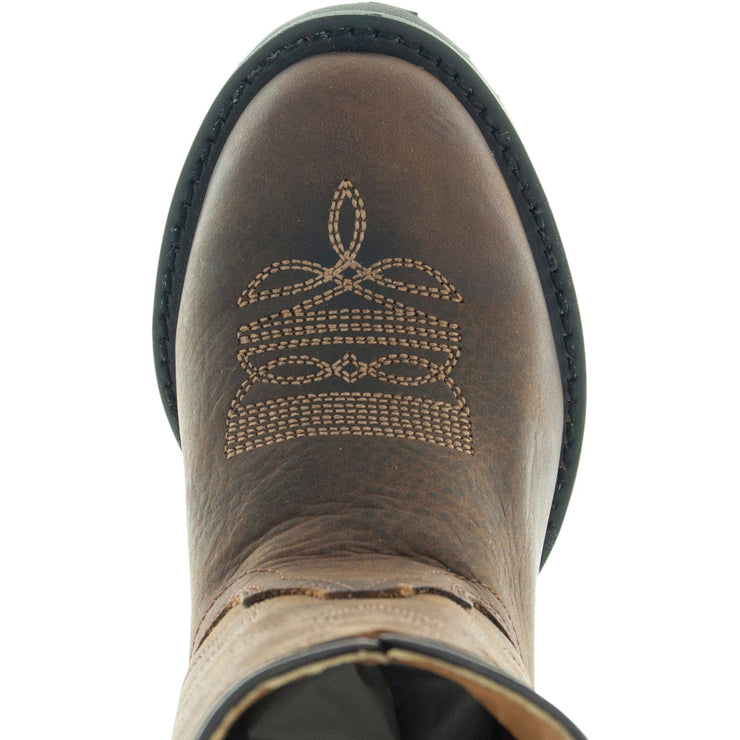Soto Roper Boots Soto Boots K4004 Buckaroo Kids Cowboy Boots Camel | Soto Boots