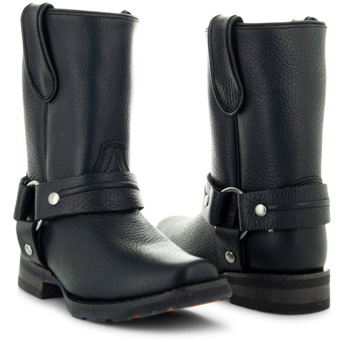 Kids black cowboy best sale boots