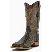 Soto Boots Mens Brown American Gator Belly Print Boots H50035