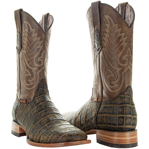 Mens cowboy deals boots alligator