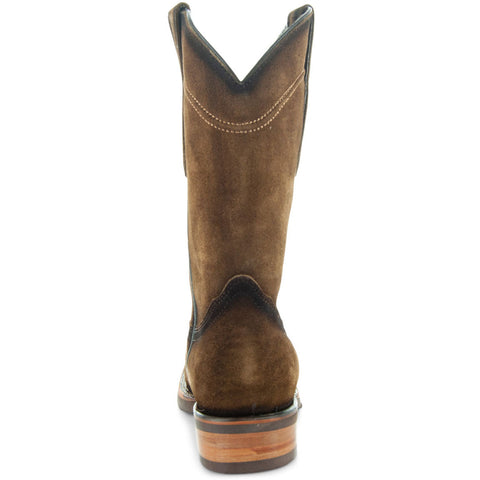 Soto Boots Men's Suede  Burnished Cowboy Boots H50037 - Soto Boots