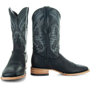 Soto Boots Men's Black Square Toe Cowboy Boots H50040 - Soto Boots