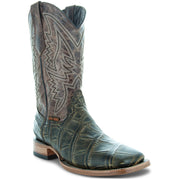 Soto Boots Men's Caiman Flank Print Cowboy Boots H50041 - Soto Boots