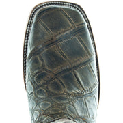 Soto Boots Men's Caiman Flank Print Cowboy Boots H50041 - Soto Boots