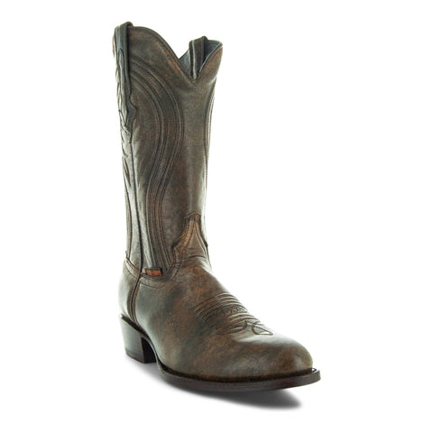 Soto Boots Mens Leather Dress Round Toe Cowboy Boots H50044