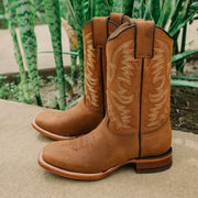 Soto Boots Women's Leather Square Toe Cowboy Boots M4008 - Soto Boots