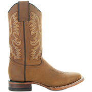 Soto Boots Women's Leather Square Toe Cowboy Boots M4008 - Soto Boots