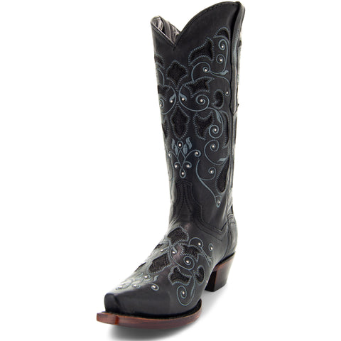 Soto Boots Womens Studded and Inlay Cowgirl Boots M50051 Soto Boots