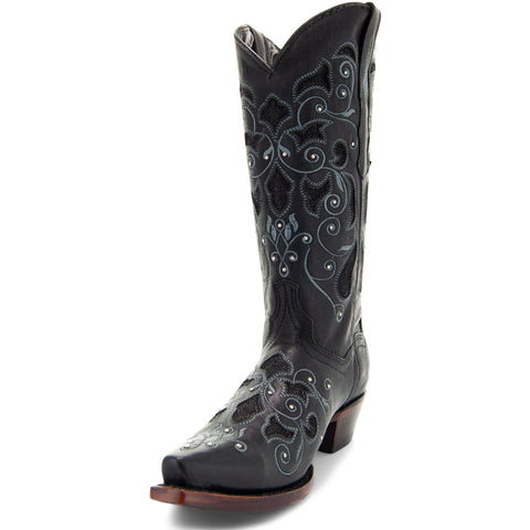 Soto Boots Womens Studded and Inlay Cowgirl Boots M50051