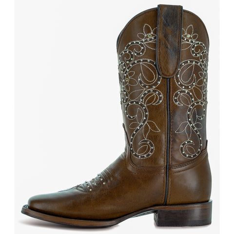 Soto Boots Womens Studded Cowboy Boots M50054