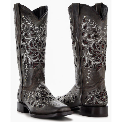 Soto Boots Inlay Cowboy Boots M50055