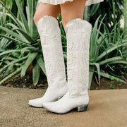 Soto Boots Womens Tall White Cowgirl Boots M50061 - Soto Boots