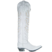 Soto Boots Womens Tall White Cowgirl Boots M50061 - Soto Boots