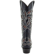 Soto Boots Womens Floral Embroidered Inlay Cowgirl Boots M50049 Brown - Soto Boots