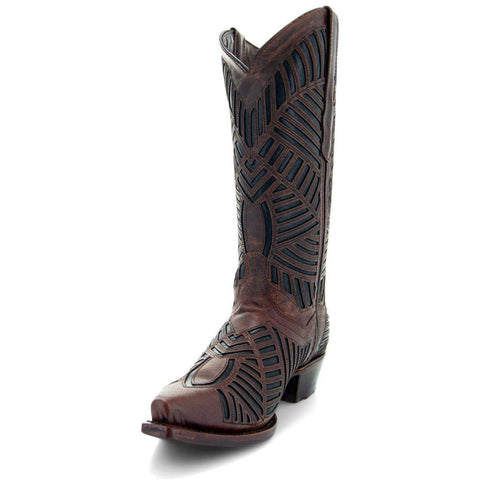 Soto Boots  Womens Inlay Cowgirl Boots M50048 - Soto Boots